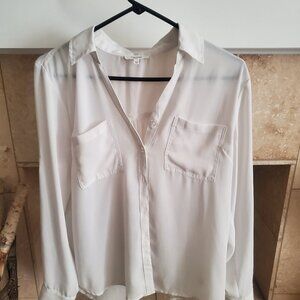 Maurices white button up